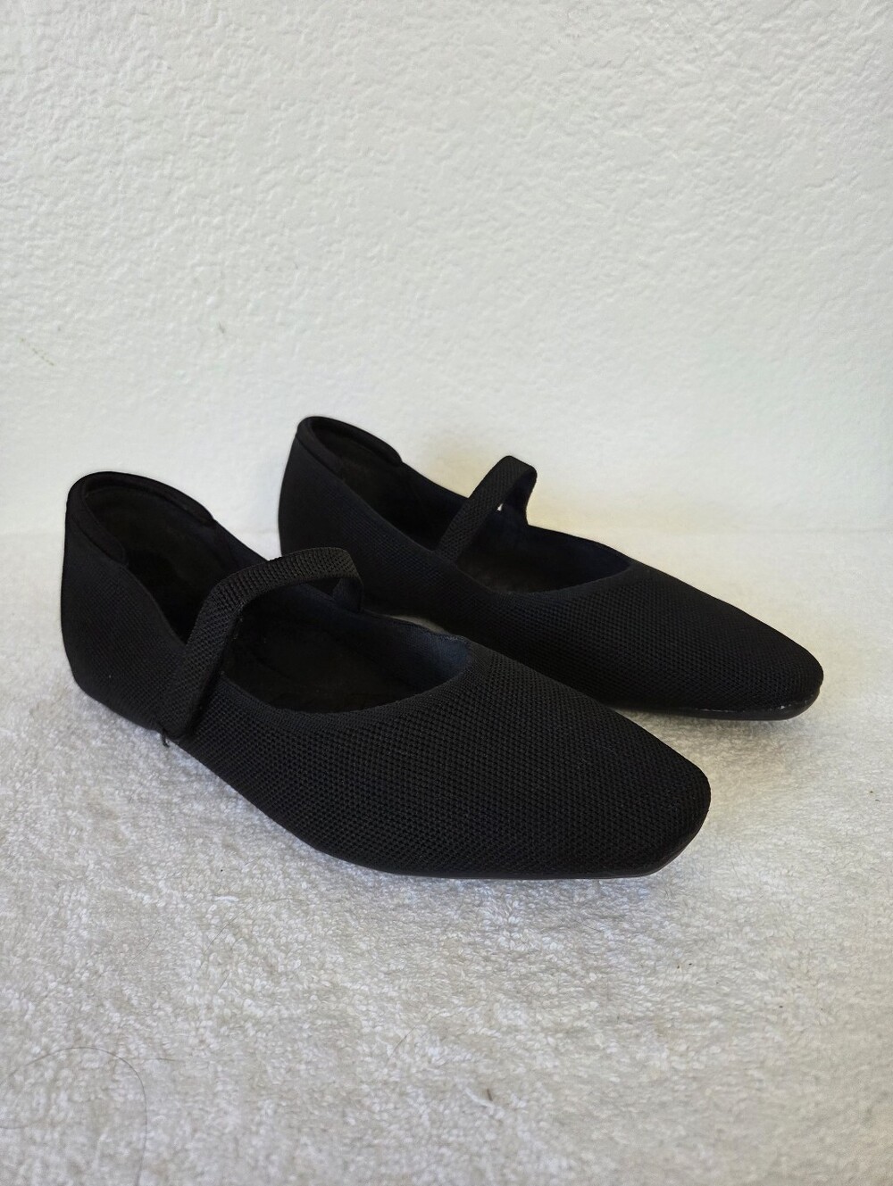 Cusolemore Knit Mary Jane Flat Shoes Women's Size 10